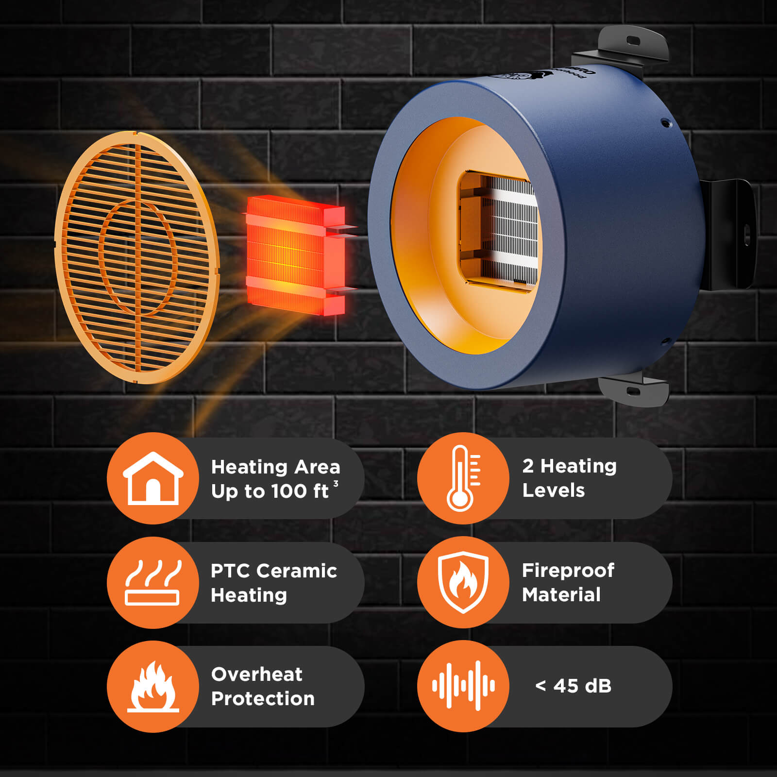 (Open Box) Neighborhood DH400A Dog House Heater